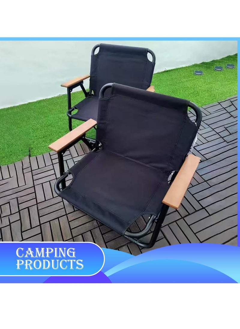 Manful Portable Folding Camping Chair, Lightweight Folding Chair for Outdoor Enthusiasts, Folding Chair for Every Adventure, Folding Camping Chair for Travel and Leisure  - Image 4