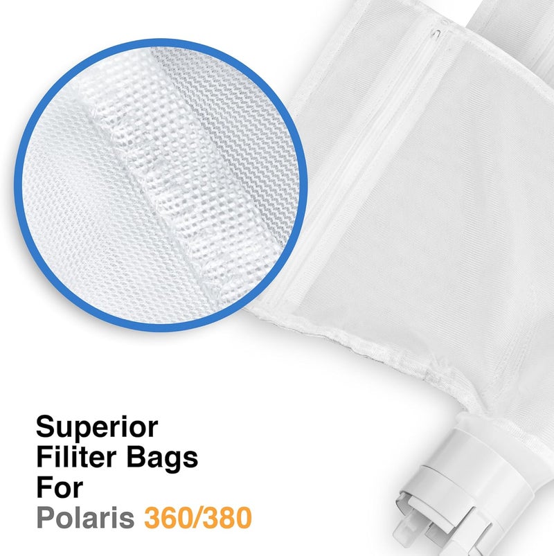 PGFUN 2 Pack 360 380 for Polaris Bags All Purpose Filter Bag for Polaris Replacement Parts for Pool Cleaner - Image 5