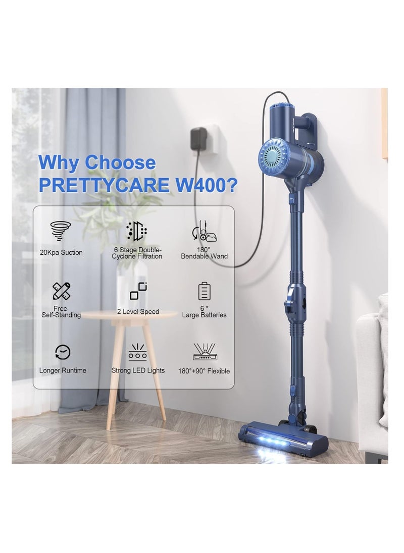 Generic Cordless Hand Vacuum Cleaner For Home Curvable Stick 180 Degree Home Cleaning Accessories Cordless Vacuum Cleaner Electric Floor Cleaning Machine  - Image 4