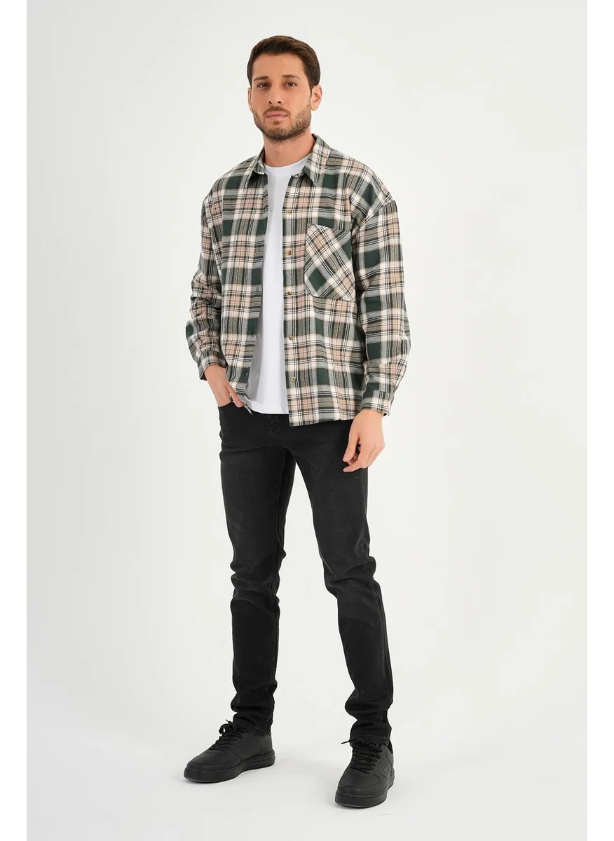 Alexander Gardi Alexandergardi Pocket Plaid Lumberjack Shirt (E23-ZECHKA)