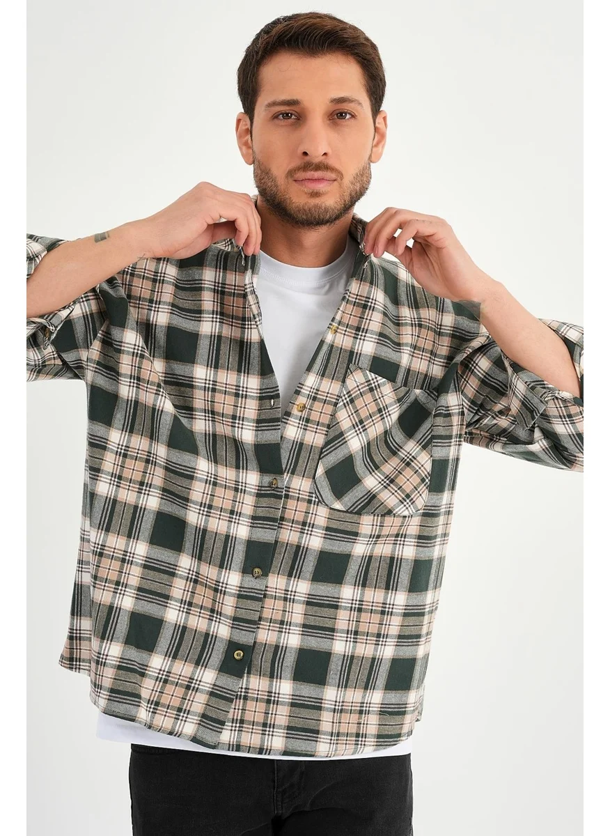 Alexander Gardi Alexandergardi Pocket Plaid Lumberjack Shirt (E23-ZECHKA)