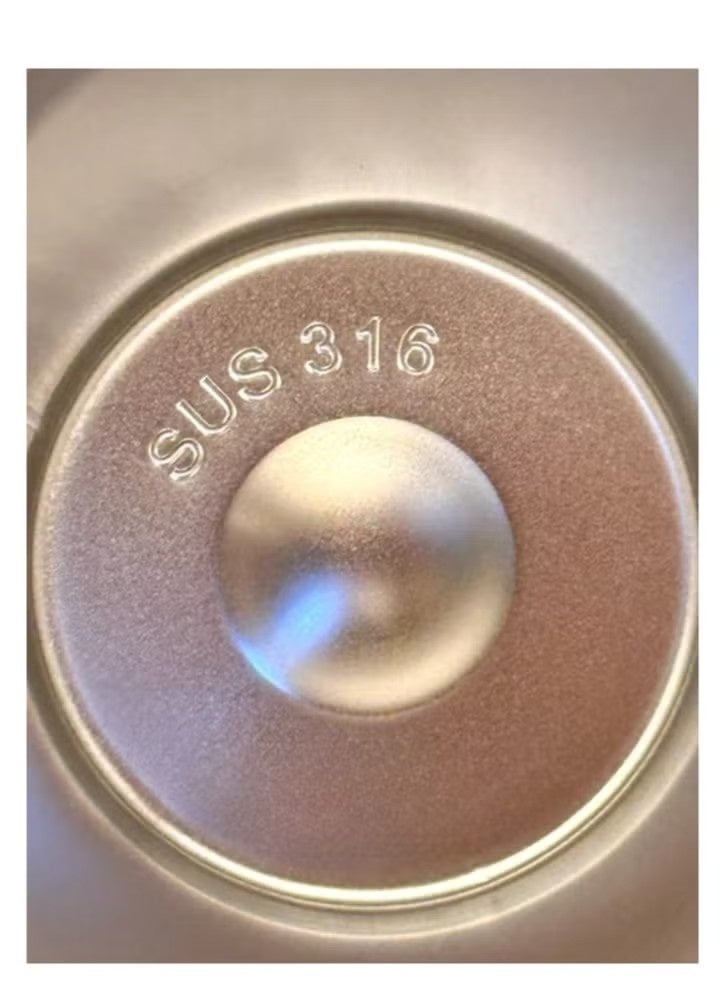 سميج ترمس قهوة للسفر من SMEG، سعة 550 مل، مصنوع من الفولاذ المقاوم للصدأ، معزول بتفريغ الهواء بدرجة 316، مناسب للطعام، لون وردي - Image 4