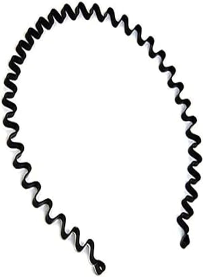 مشط رياضي معدني أسود للجنسين من Oem شريط شعر طويل أسود للرجال والنساء