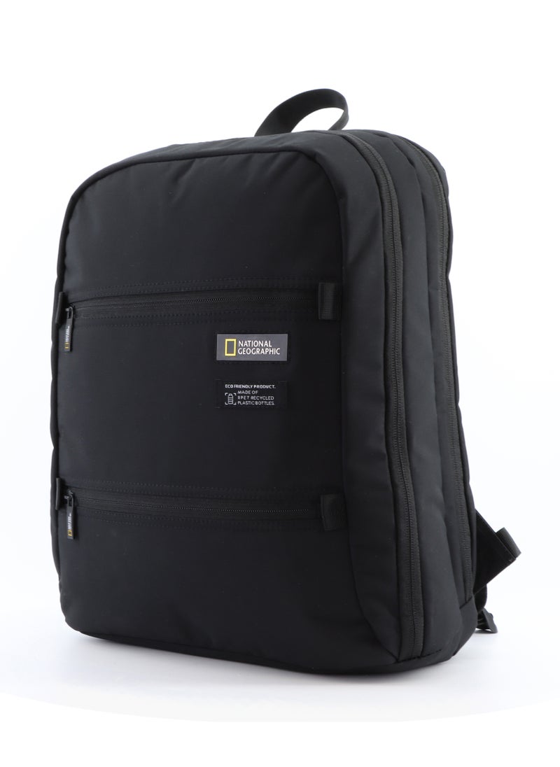 NATIONAL GEOGRAPHIC National Geographic Mutation 2 Compartment Backpack Black, Padded Laptop Tablet Bag For School College Office University, Durable Light Weight Water Resistant Backpack For Men And Women  - Image 2