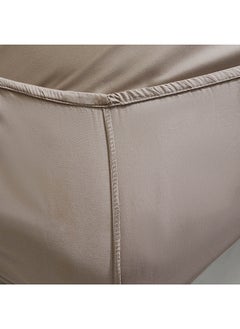 Home Box Opulent Luxe Solid Cotton Super King Fitted Sheet - 200x200+40 cm  - Image 5