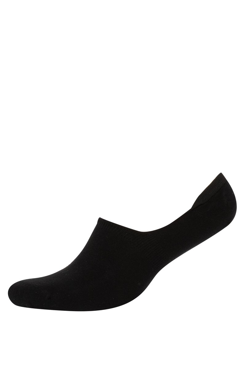 DeFacto Black Man Basic 3 Pack Ballet Socks Casual - Image 4