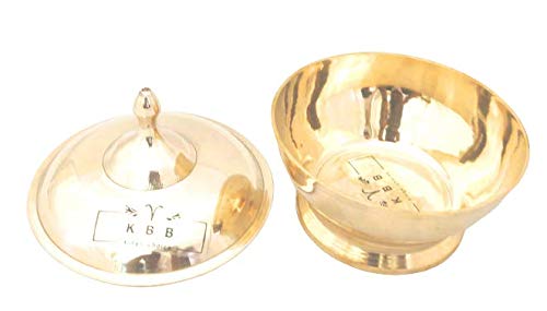 KBB Bronze/KANSA Serving Bowl|Serving Donga| with Serving Spoon - Image 2