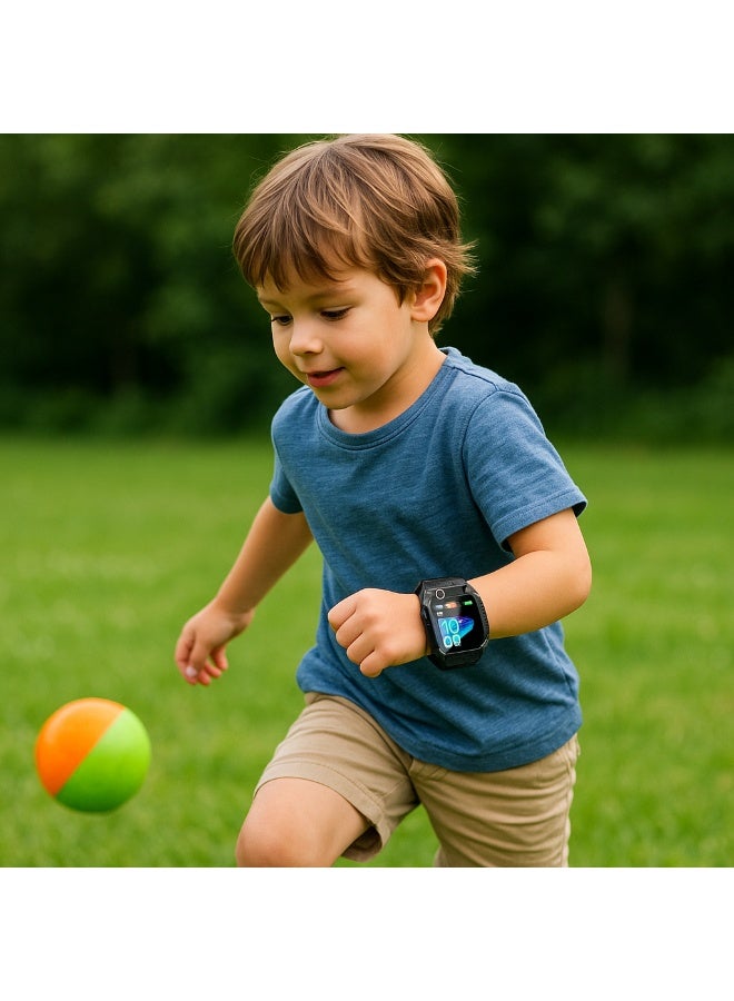 Nabi Z7PLUS Kids Smartwatch with Camera, GPS, HD Screen, and IP67 Waterproof Rating – For ages 3 and up - Black - Image 4
