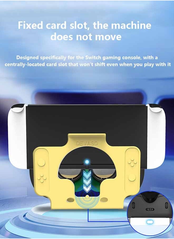 DEVASO - Upgraded VR Headset for Switch OLED Model - Adjustable HD Lenses & Comfortable Head Strap, Labo VR Kit 3D Goggles Compatible with Switch Accessories. - Image 1
