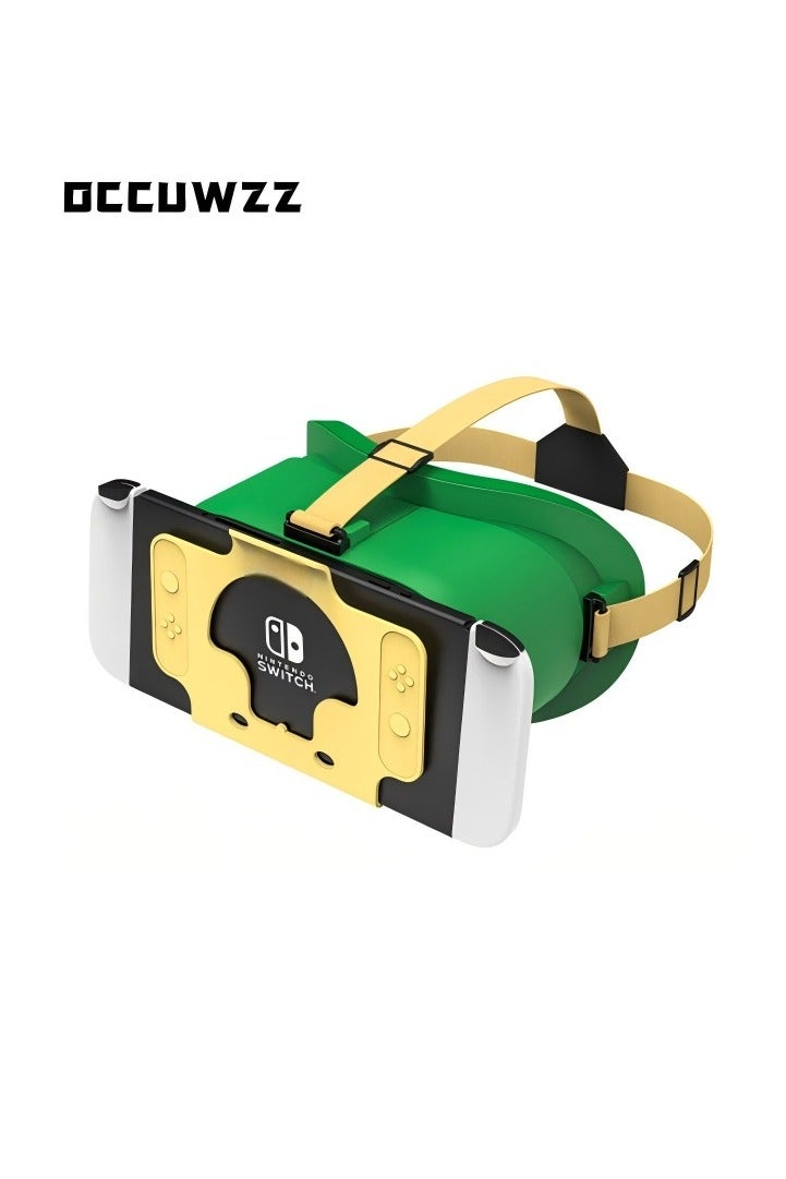 Occuwzz Upgraded VR Headset for Switch OLED Model - Adjustable HD Lenses & Comfortable Head Strap, Labo VR Kit 3D Goggles Compatible with Switch Accessories.  - Image 1