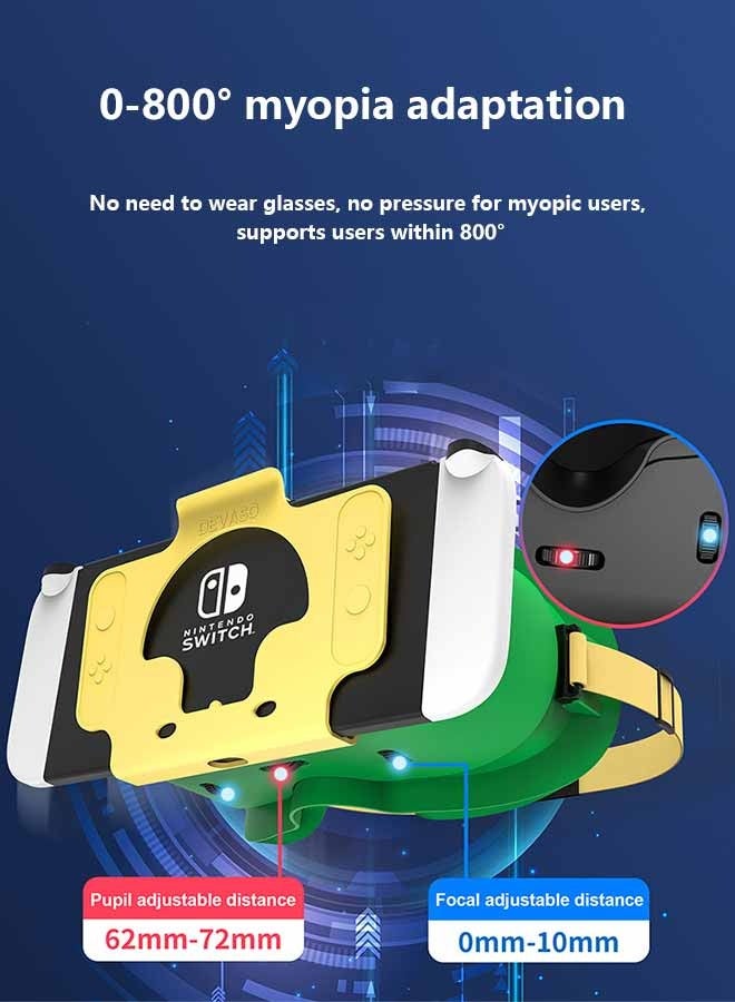 Occuwzz Upgraded VR Headset for Switch OLED Model - Adjustable HD Lenses & Comfortable Head Strap, Labo VR Kit 3D Goggles Compatible with Switch Accessories.  - Image 2