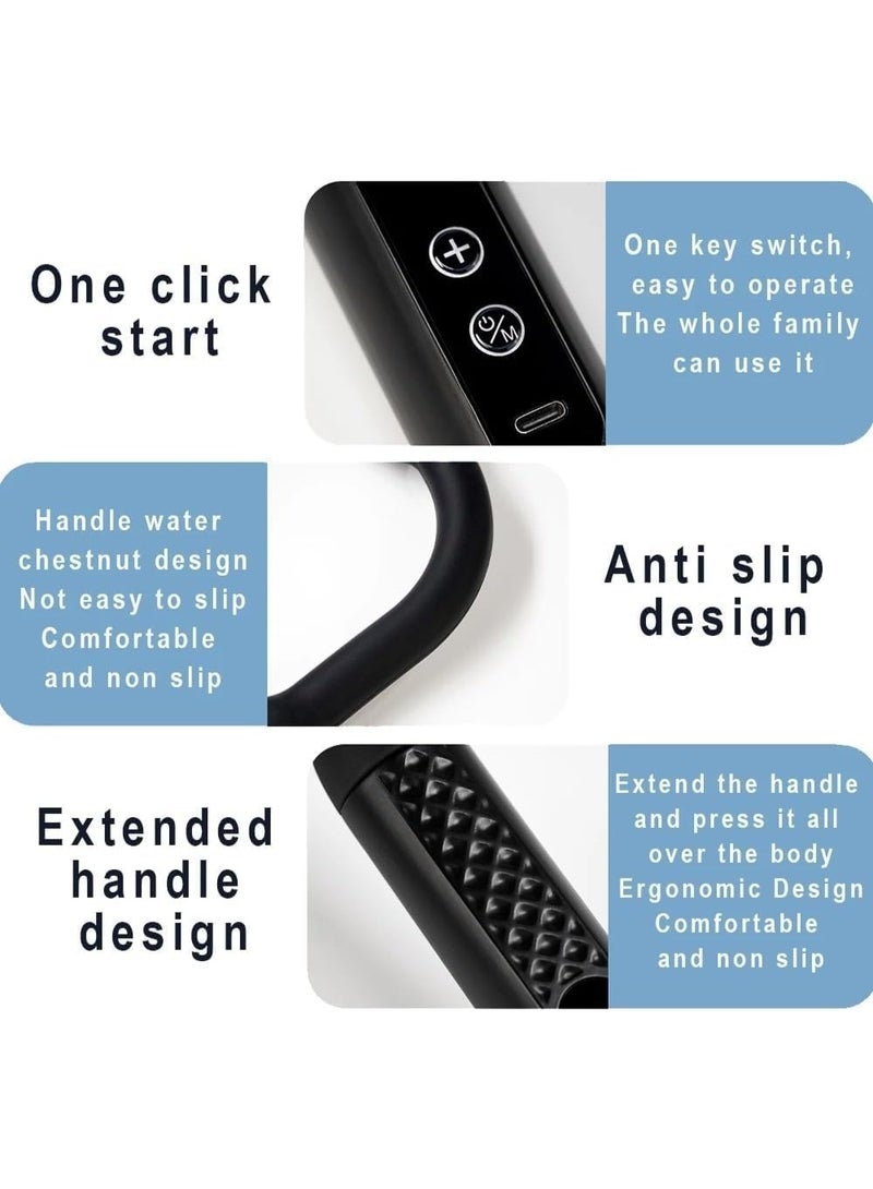 Massage Gun with Extended Handle Revolutionary U-Shaped Back Massager For Pain Relief Deep Tissue Body Massage Hammer For Neck Shoulder Leg Reach Every Muscle with Ease - Image 3