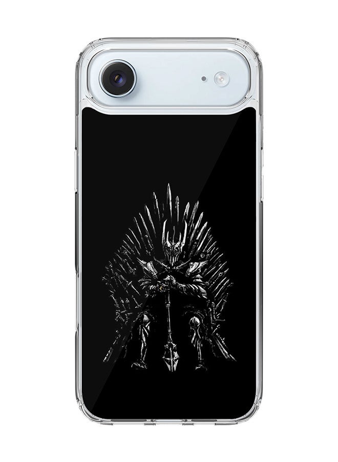 Stylizedd Classic Clear MagSafe Case for iPhone 17 Air , Hybrid Soft Case Flexible Edges Anti Drop TPU PC Gel Thin Transparent Cover [ Designed for iPhone 17 Air ] - GOT One Throne