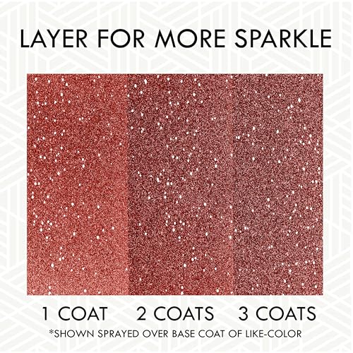 Rust-Oleum 268045 Specialty Glitter Spray Paint, 10.25 Oz, Red - Image 5