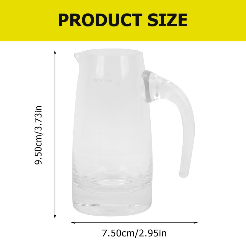 Crystal Glass Red Wine Decanter 100ml Handled Carafe For Dining Entertaining - Image 3