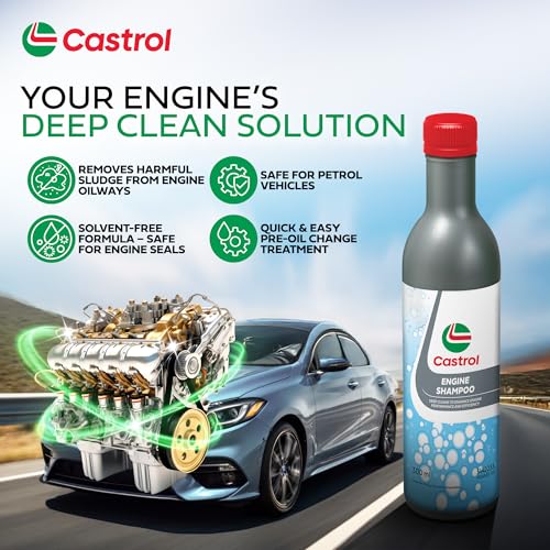 Castrol Engine Shampoo Pre Oil Change Treatment (Flushing Oil) for Petrol Cars, 300 ml - Image 2