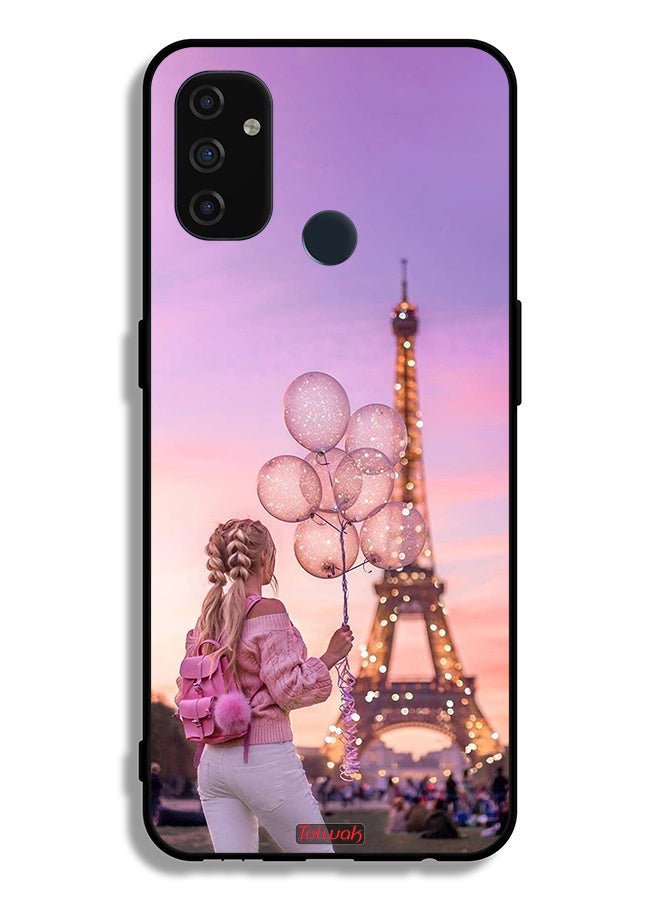 Tolwak OnePlus Nord N100 Protective Case Cover Girl Holding Balloons - Image 2
