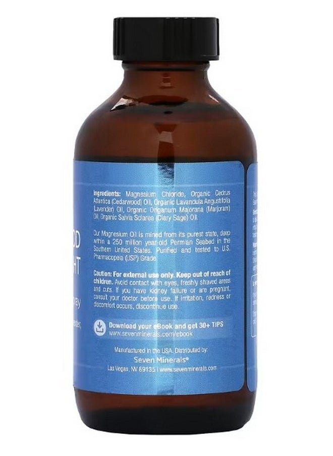 Seven Minerals Good Night Magnesium Oil Spray 4 fl oz 118 ml  - Image 2
