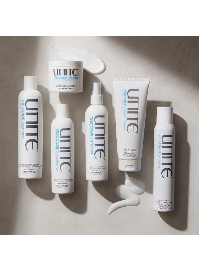 UNITE Hair - 7SECONDS Shampoo â€“ Moisture-Enriched, Color-Safe & Hydrating Professional Shampoo â€“ Protects from UV and Heat Damage, Enhances Shine, Sulfate-Free & Vegan, 10 Fl Oz - Image 3
