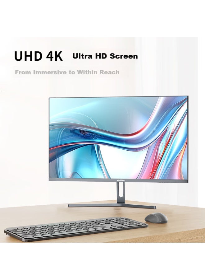 Konka 31.5-inch 4k Ultra Hd Large Screen Three-sided Micro-border 120% Srgb Low Blue Light Commercial Office Design Desktop Computer Monitor Km3270uv - Image 1