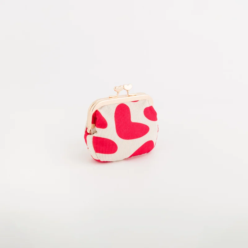 كاربيزا Women's Coin Purse Margherita Beauty Lipstick Red Multicolour