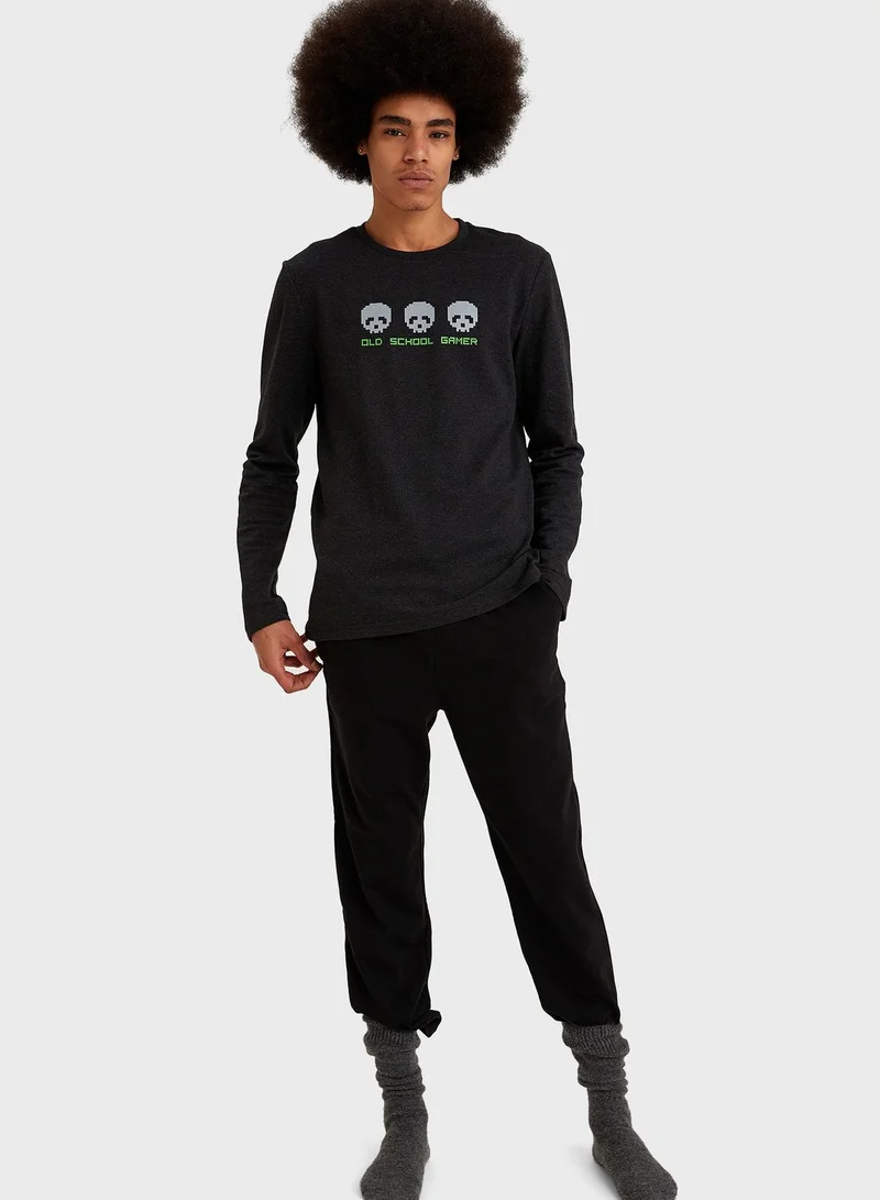 DeFacto Old School Gamer Pyjama Set