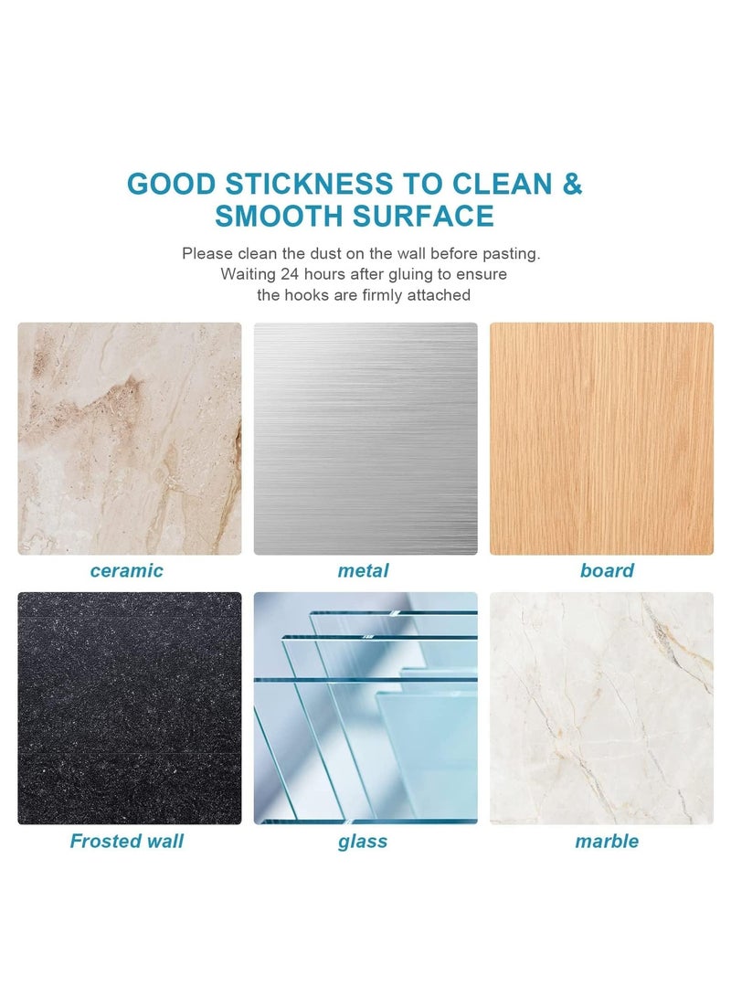 Excefore 5 Slots Toothbrush Holder Wall Mounted with Cover, Toothbrush Organizer Hanger, Self Adhesive Toothbrush Storage Stand Rack for Bathrooms, Hanging Wall Toothbrush Holder for Shower, Mirror, RV - Image 5