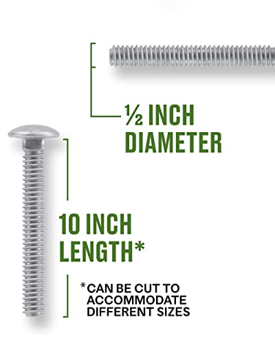 Hillman 1/2X10 Carriage Bolt - Image 3