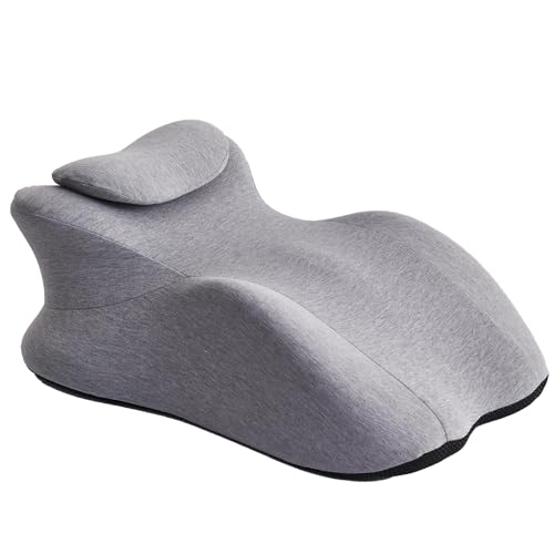 StarAneer Memory Foam Ergonomic Wedge Pillow Reading Pillow Orthopedic Support for Neck Back Legs Ideal for Sleeping Elevating Pressure Relief Removable Washable Cover - Image 1