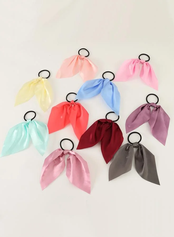 تايك تو Set of 10 - Solid Fashion Hair Ties