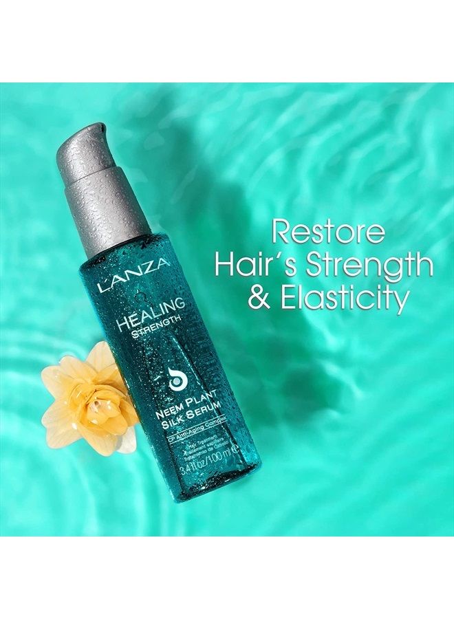 L'anza سيروم الشفاء الفائز بجائزة نبات النيم، يغذي ويصلح ويعزز لمعان وقوة الشعر للحصول على مظهر حريري مثالي، لجميع أنواع الشعر (3.4 أونصة سائلة) - Image 5