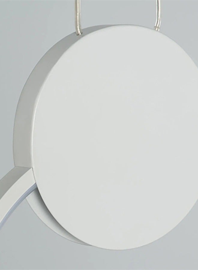 Best Power LED Hanging Chandelier Modern Simple Ring LED Hanging Lamp Single Head Round Design Chandelier for Living Room Foyer Hallway Bar Kitchen - Image 4