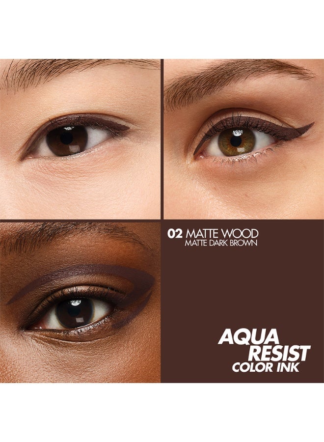 MAKE UP FOR EVER Aqua Resist Color Ink - Matte Wood - Image 3