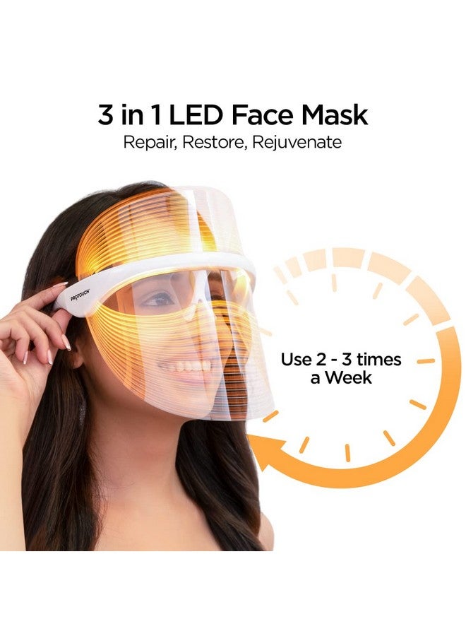 PROTOUCH Glow Getter Led Face Mask + Power Drops Brightening & Nourishing Anti Acne & Aging For Clear & Glowing Skin For All Skin Type (Combo Of 1) - Image 2