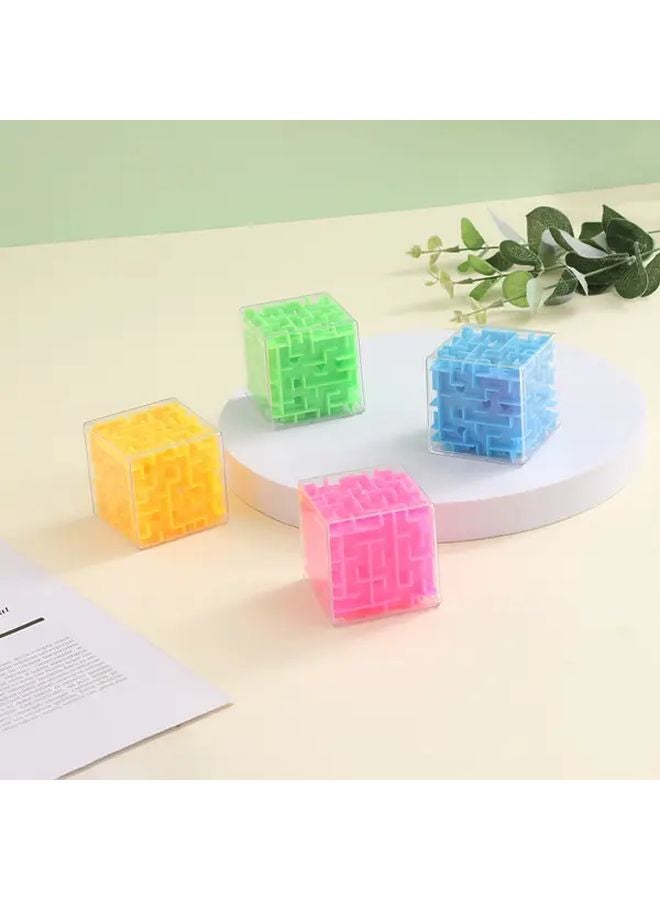 8Pcs Colorful 3D Maze Educational Toys Hand Game Stress Relief Gifts - Image 5