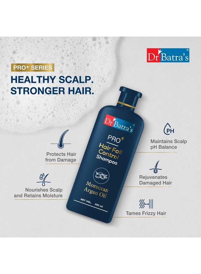 دكتور باترا شامبو برو + للتحكم في تساقط الشعر، 350 مل، شامبو زيت الأرغان المغربي للتحكم في تساقط الشعر، عبوة من قطعتين - Image 4