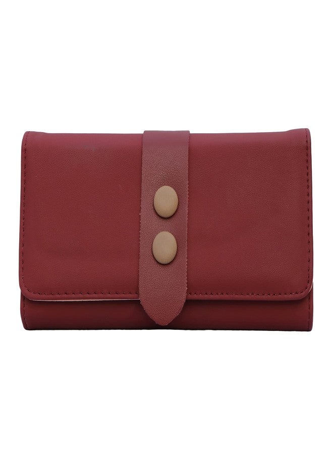 Hawai Stylish PU Leather Light Weight Beautifully Designed Wallet for Women Girls LW747 - Image 1