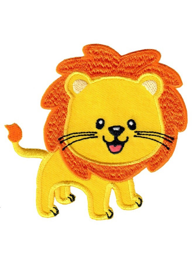 PatchMommy Lion Patch, Iron On/Sew On - Appliques For Kids Children - Image 1