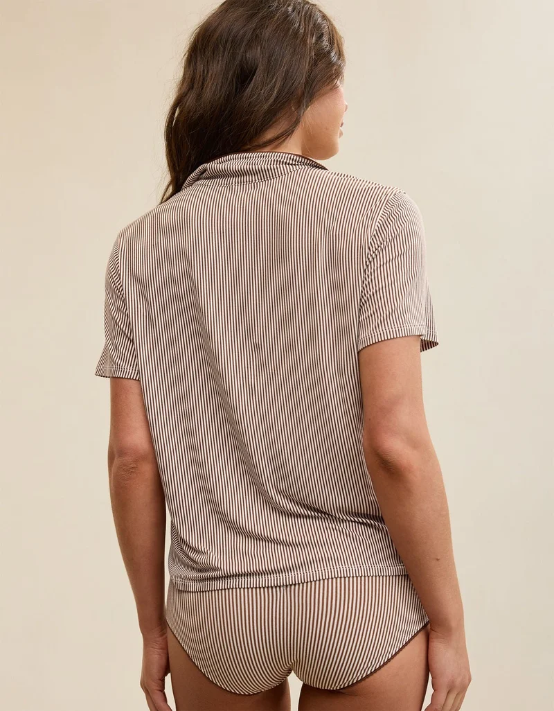 Aerie  Aerie Real Soft® Short Sleeve Pajama Shirt for Women | Best Price UAE
