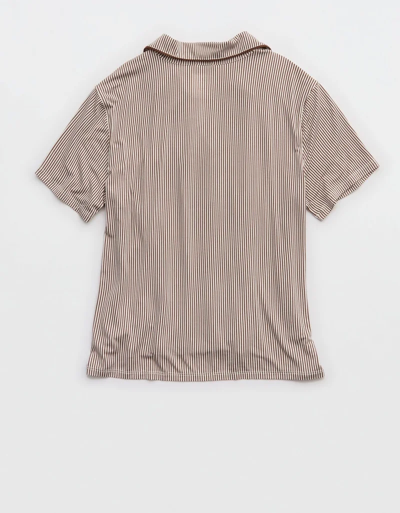Aerie  Aerie Real Soft® Short Sleeve Pajama Shirt for Women | Best Price UAE