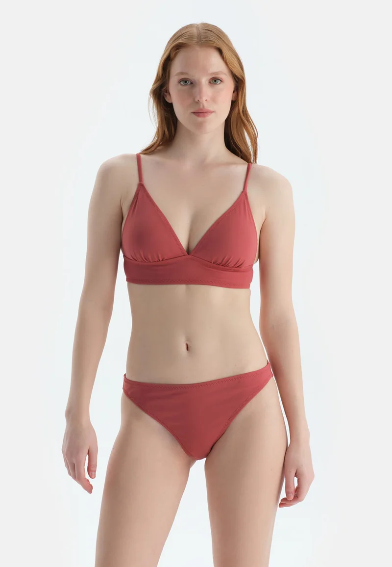 dagi Brown Bralette Bikini Top