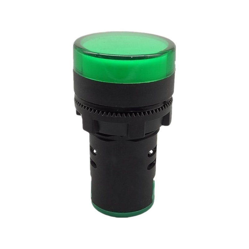 22MM Green LED Power Indicator Light AC DC 24V Signal Lamp - Image 2