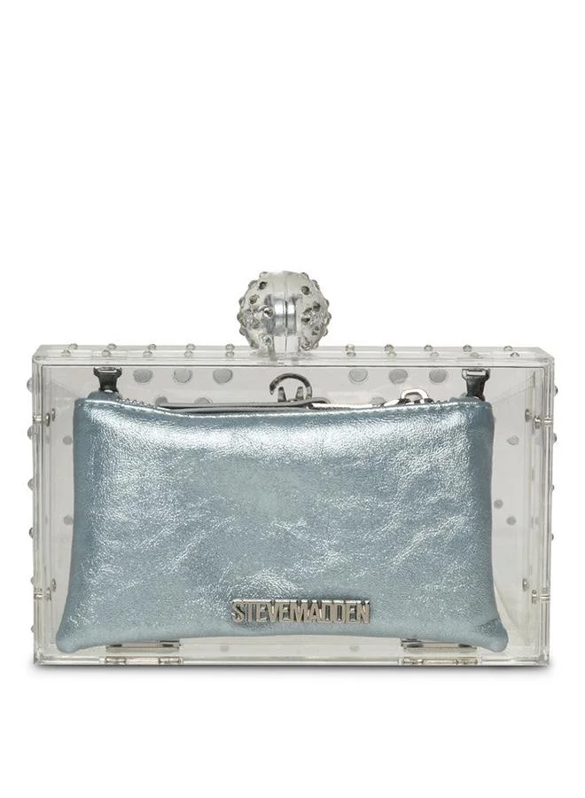 Steve Madden Bangels Silver Women's Clutches
