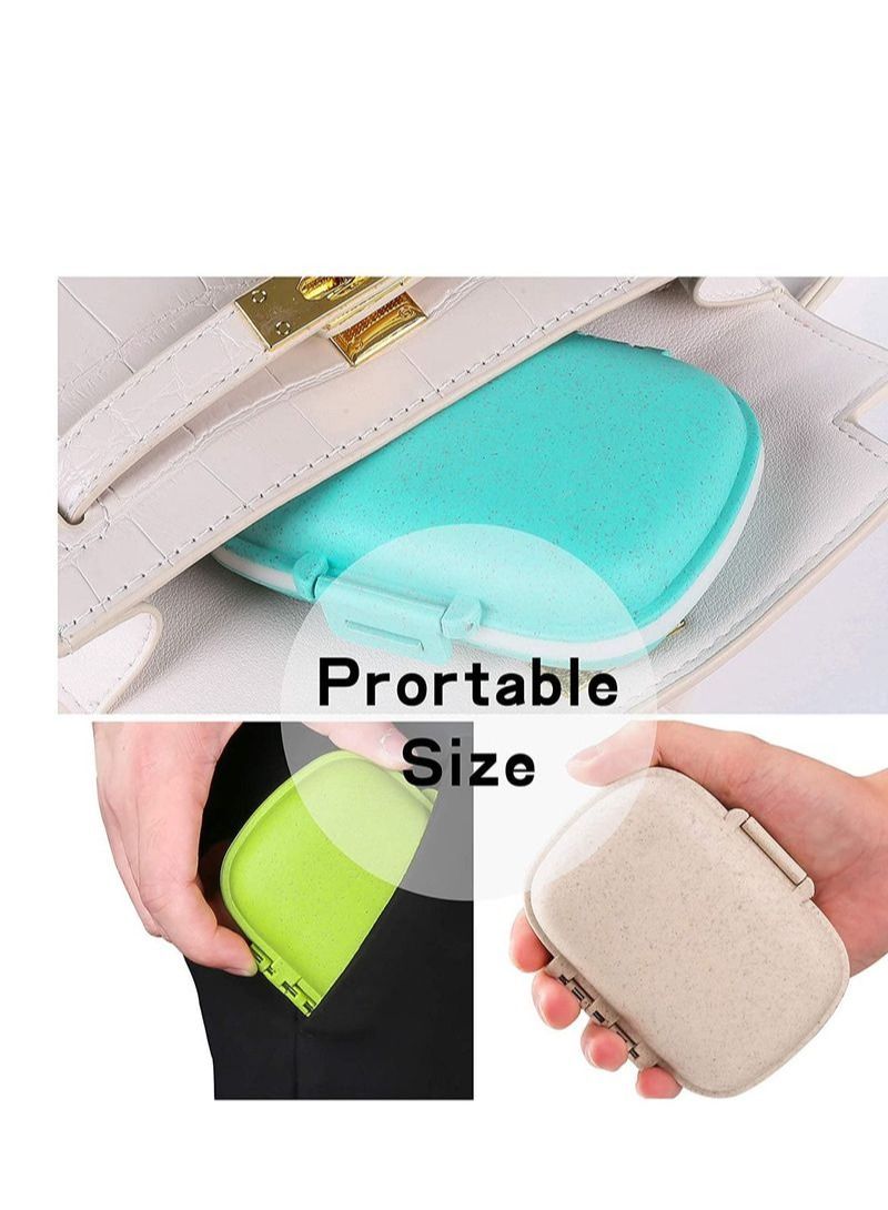 Pill Organizer Case Portable Daily Travel Medicine Reminder Box for Your Pills, Medications, Supplements, Vitamins and Fish Oils, Organiser