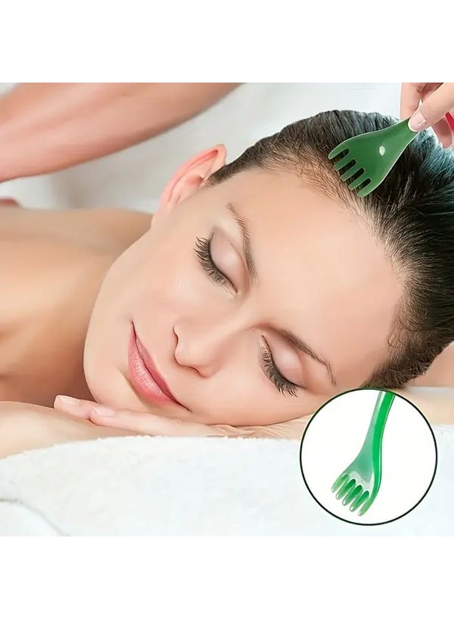 2pc Massage Claws And Comb Handheld Body Head Back Gua Sha Massager Deep Relaxation Gift - Image 4