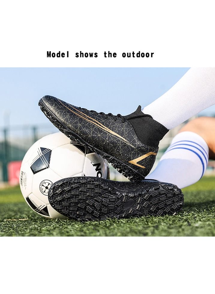 SKT Shiketro Men's Football Shoes Hard Ground Football Shoes Outdoor and Indoor Professional Youth Boys' Football Shoes Men's and Women's Football Shoes  - Image 3