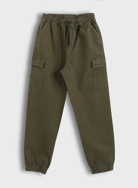 بنطال جوجر أولادي بخصر مطاطي