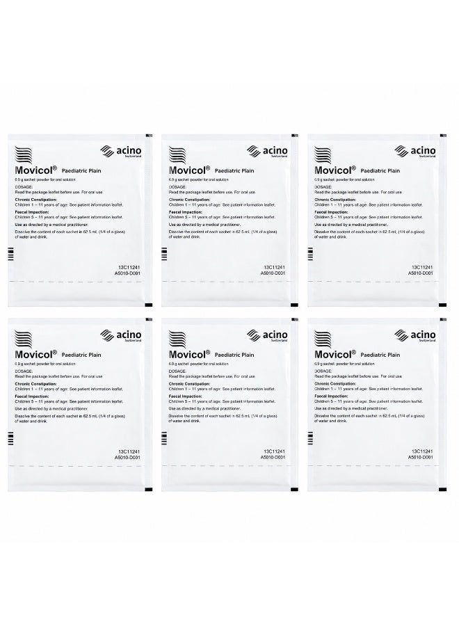 Movicol Paediatric Sachets 6 PCS – Powder for Oral Solution for Children