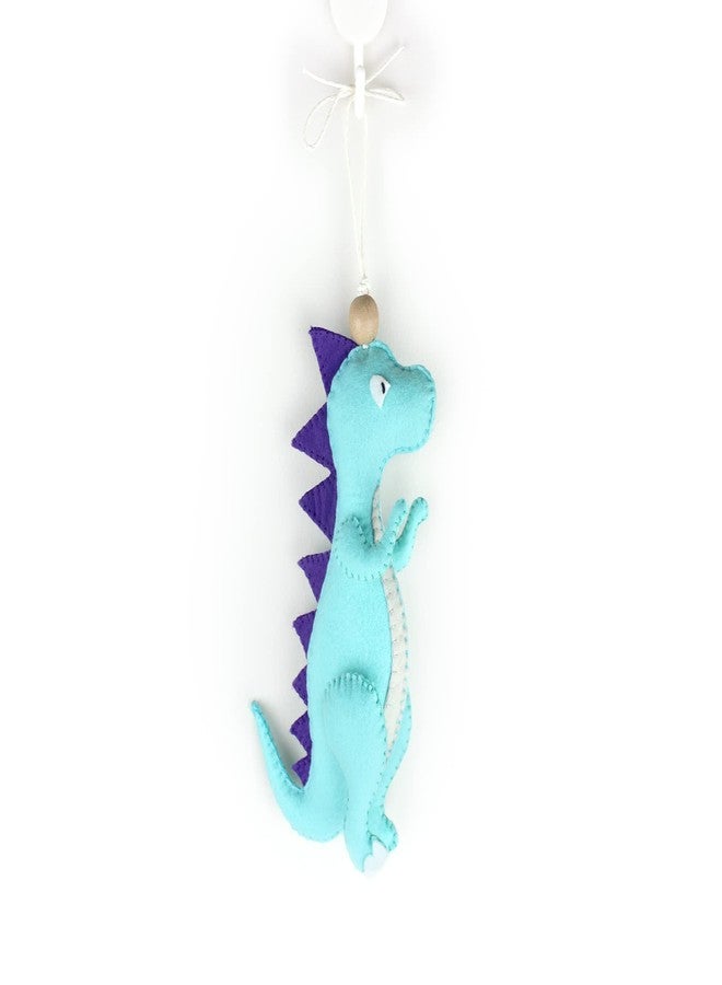AGD Handmade T-rex Dinosaur Stuffed Hanging Toy, Dinosaur Kid Room Nursery Decor, Birthday Party Return Gift, Dino Charm, Baby Crib Hanging Decorations, Stroller Toys (T-rex Dinosaur) - Image 1