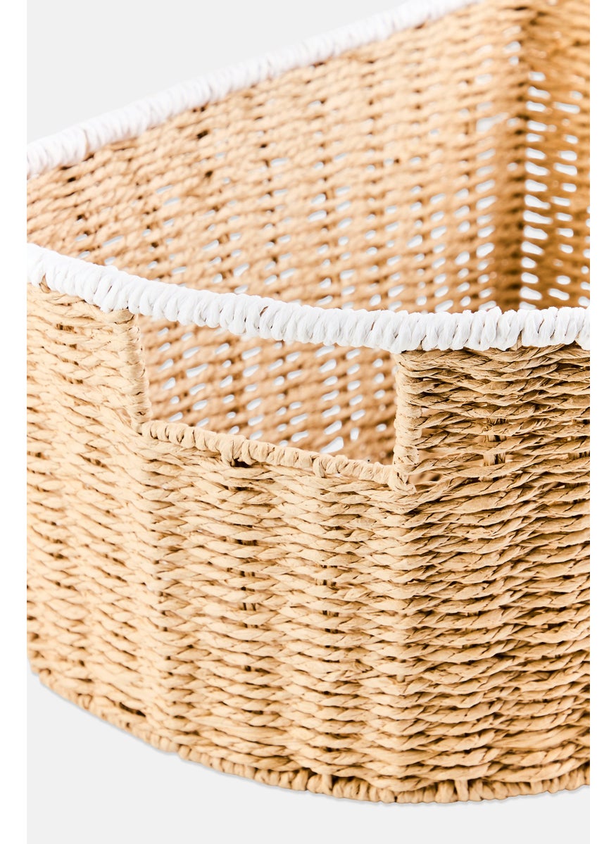 Muy Mucho Rattan Large Storage Basket,Multicolor  - Image 3